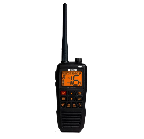 Uniden Atlantis 275 Floating Handheld VHF Radio - Bộ Đàm Cầm Tay Nổi Trên Nước Cao Cấp